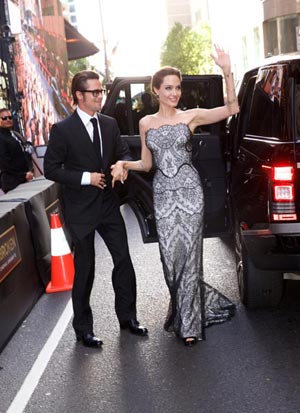 Angelina Jolie y Brad Pitt, invencibles en la premiere mundial de “Invencible”