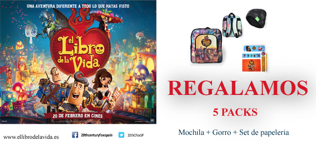 PARTCIPA EN EL SORTEO DE 5 PACKS DEL LIBRO DE LA VIDA