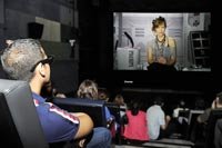 La primera rueda de prensa en 3D