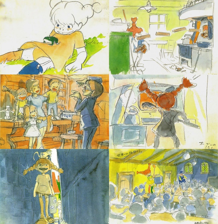 Hayao Miyazaki quiso adaptar "Pippi Långstrump" e ideó unos bocetos