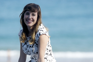 Natalia de Molina y Arturo Valls en el túnel