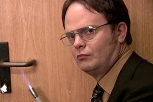Rainn Wilson, Elijah Wood y el niño psicópata