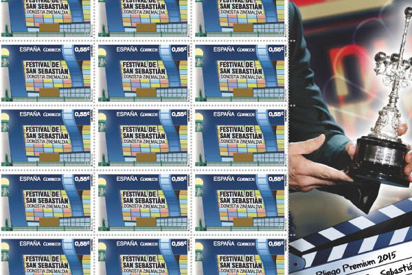 El Festival de Cine de San Sebastián estrena sello de correos