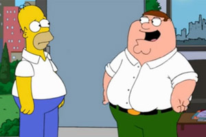 Primer avance del cruce entre "Los Simpson" y "Padre de familia"