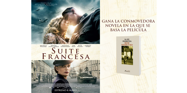 ¡Gana 5 libros de la novela "Suite Francesa"!