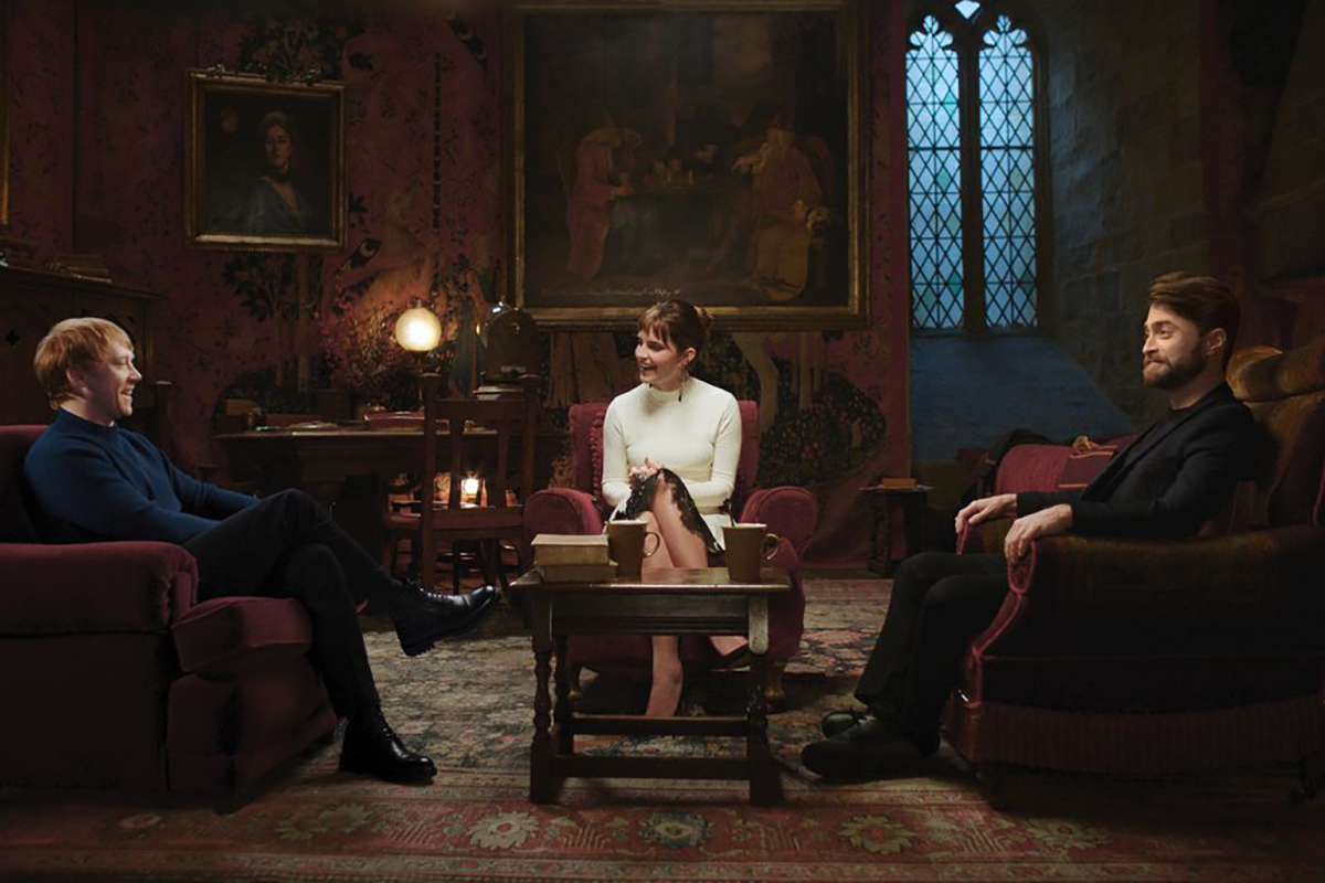 Imagen de la reunión de Harry Potter