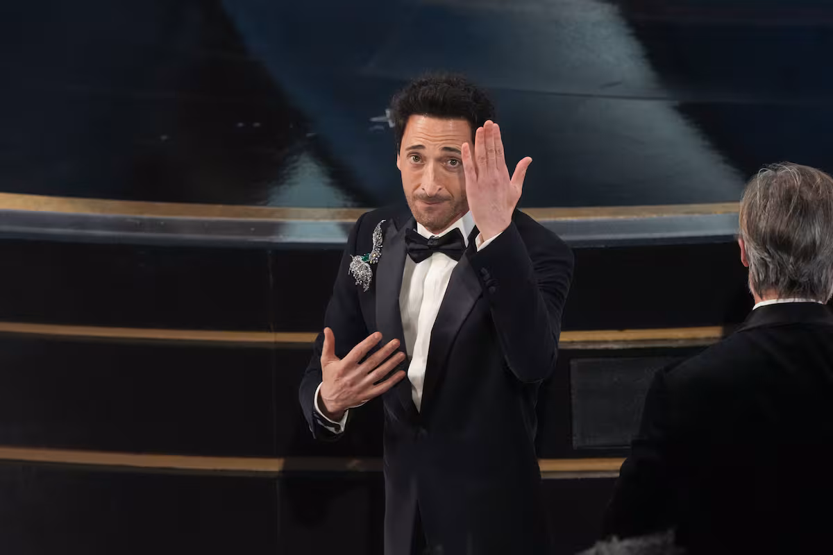 Adrien Brody mencionó en su discurso de los Oscar a los hijos de Harvey Weinstein