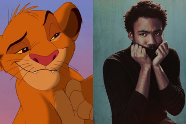 Donald Glover y James Earl Jones, Simba y Mufasa en la versión en imagen real de “El rey león”