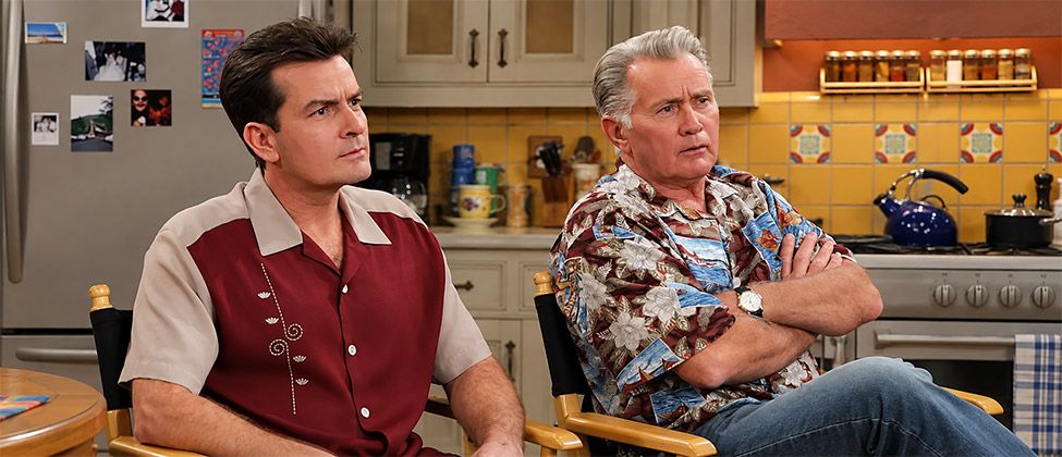 Charlie Sheen vuelve a la televisión con Martin Sheen, su padre