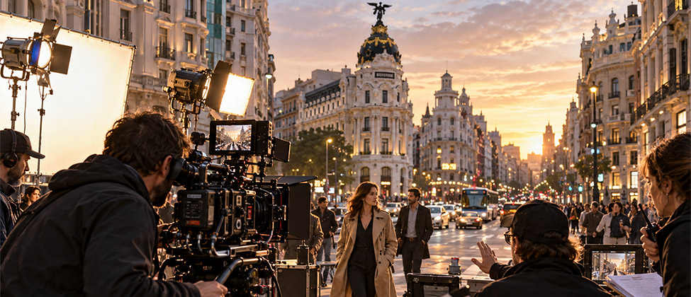 Madrid se convierte en lugar predilecto de rodaje de cine y series