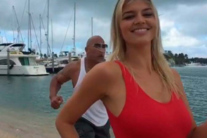 La ex novia de Leonardo Di Caprio sustituirá a Pamela Anderson en "Los vigilantes de la playa"