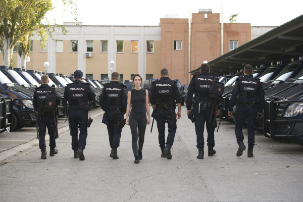 Antidisturbios foto crítica.