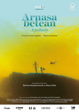 Arnasa betean. A pulmón