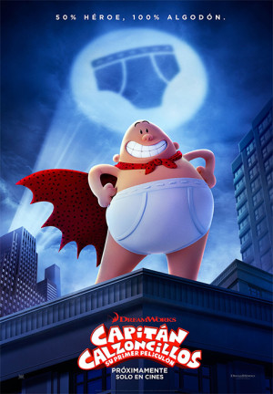 Capitán Calzoncillos. Su primer peliculón