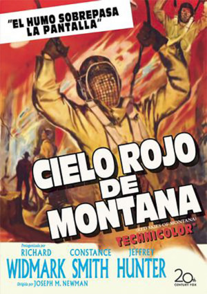 Cielo rojo de Montana