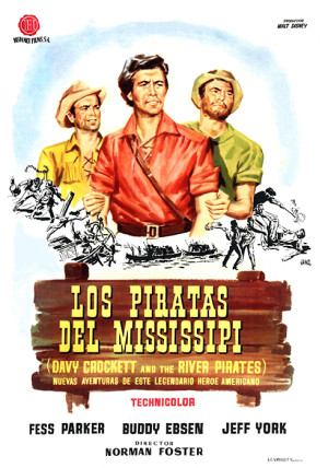Davy Crockett y los piratas del Mississippi (1956)