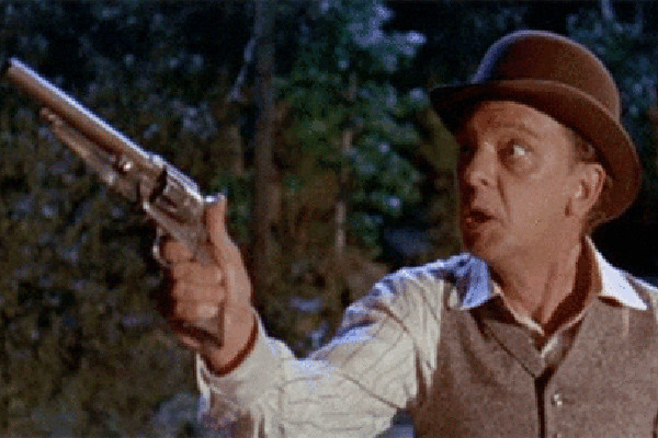 El pistolero más tembloroso del oeste  foto crítica.