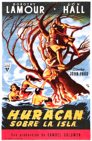 Huracán sobre la isla