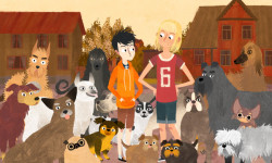 Jacob, Mimi y los perros del barrio