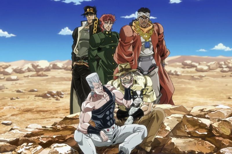 JoJo’s Bizarre Adventure. Parte 3: Stardust Crusaders foto crítica.