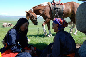 Los dos caballos de Genghis Khan foto crítica.