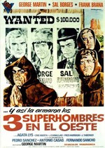 Los tres superhombres en el oeste (1973)