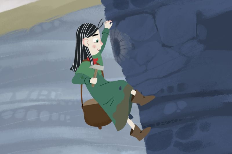 Mary Anning y la playa de los dinosaurios foto crítica.