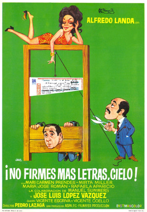 No firmes más letras, cielo (1972)