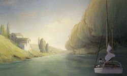 Un barco en el jardín