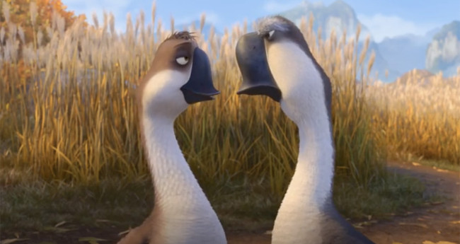 Al aire, patos