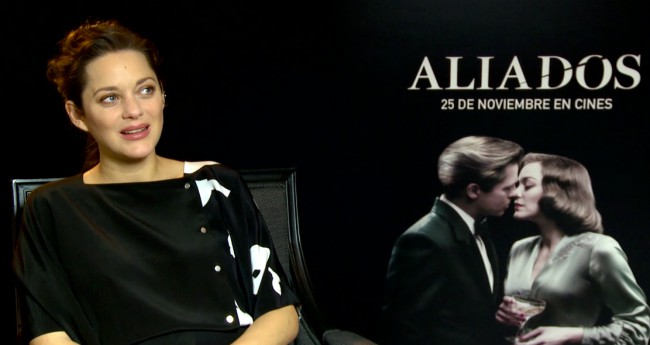 Marion Cotillard habla de Aliados