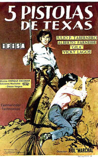 5 pistolas de Texas